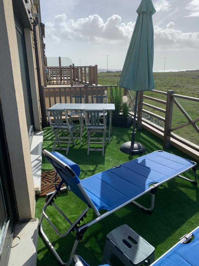 Appartement Wimereux - Opaalkust Met Frontaal Zeezicht Kültér fotó