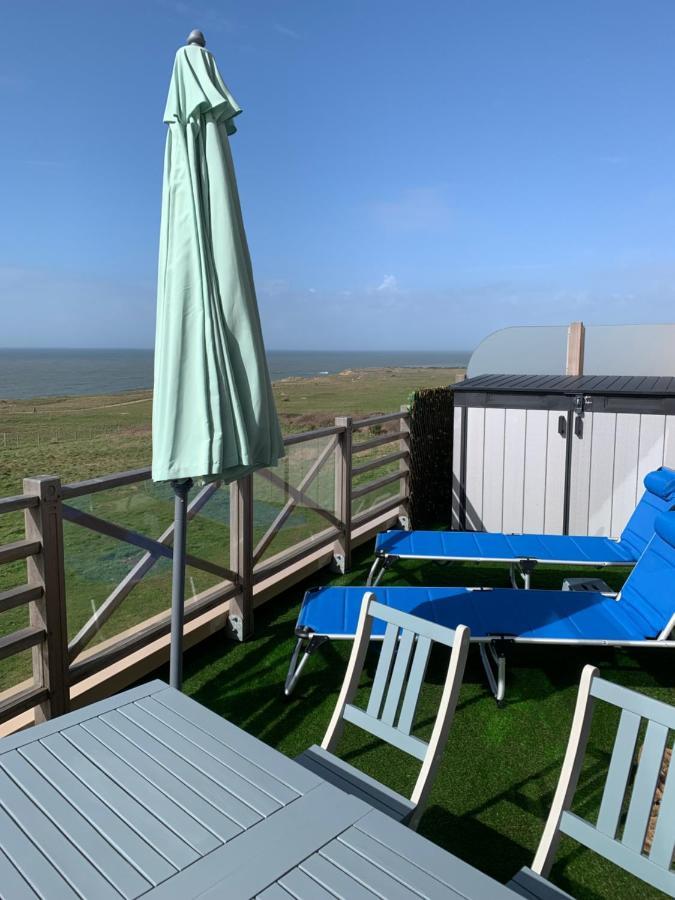 Appartement Wimereux - Opaalkust Met Frontaal Zeezicht Kültér fotó