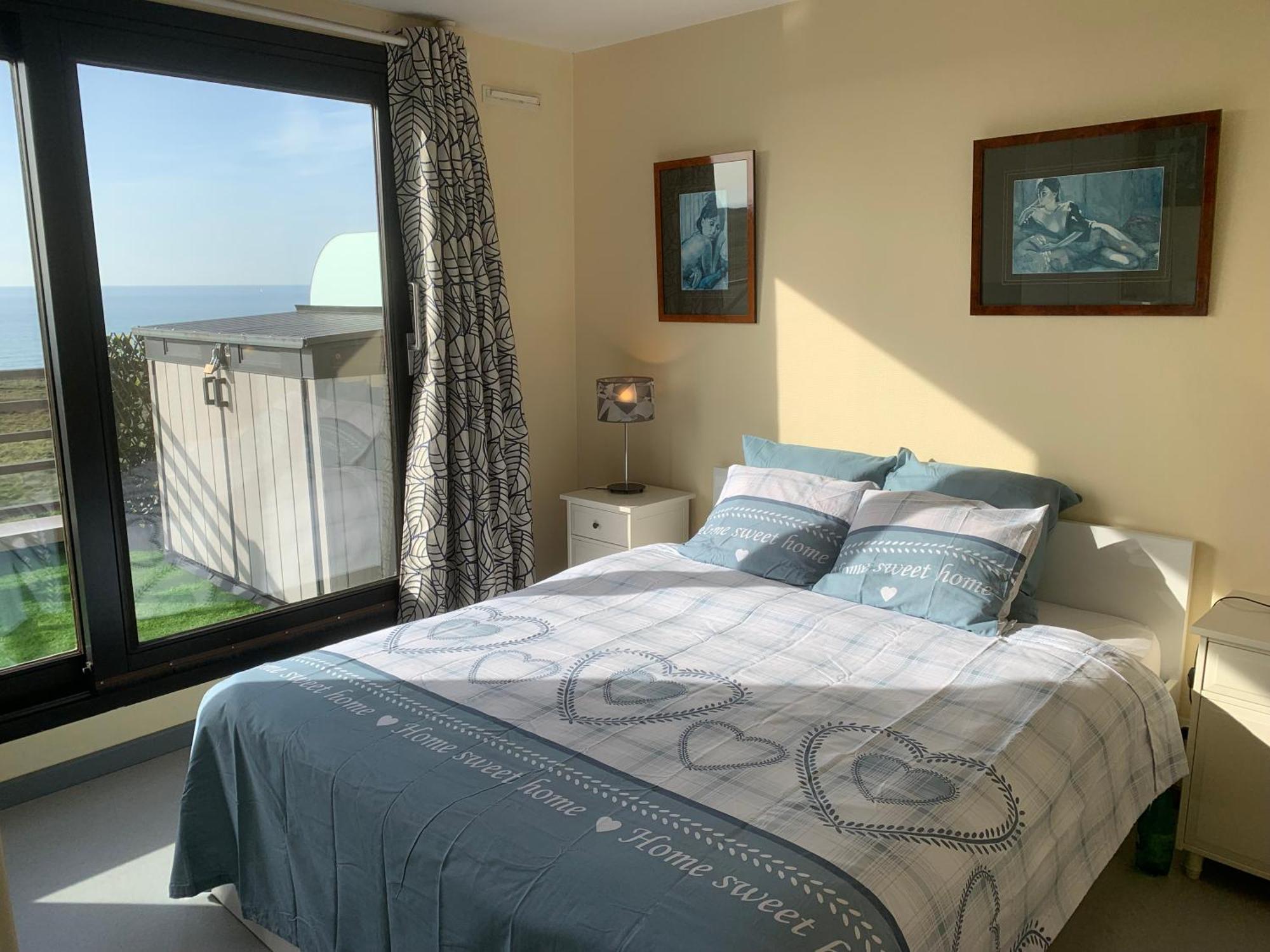 Appartement Wimereux - Opaalkust Met Frontaal Zeezicht Kültér fotó